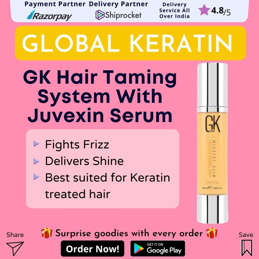 Gk Hair Taming System With Juvexin Serum 50ml At Best Price.