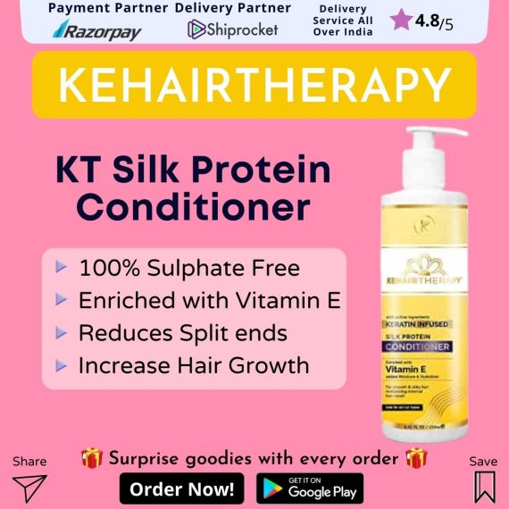 KT Kehairtherapy's Sulfate Free Silk Protein Conditioner