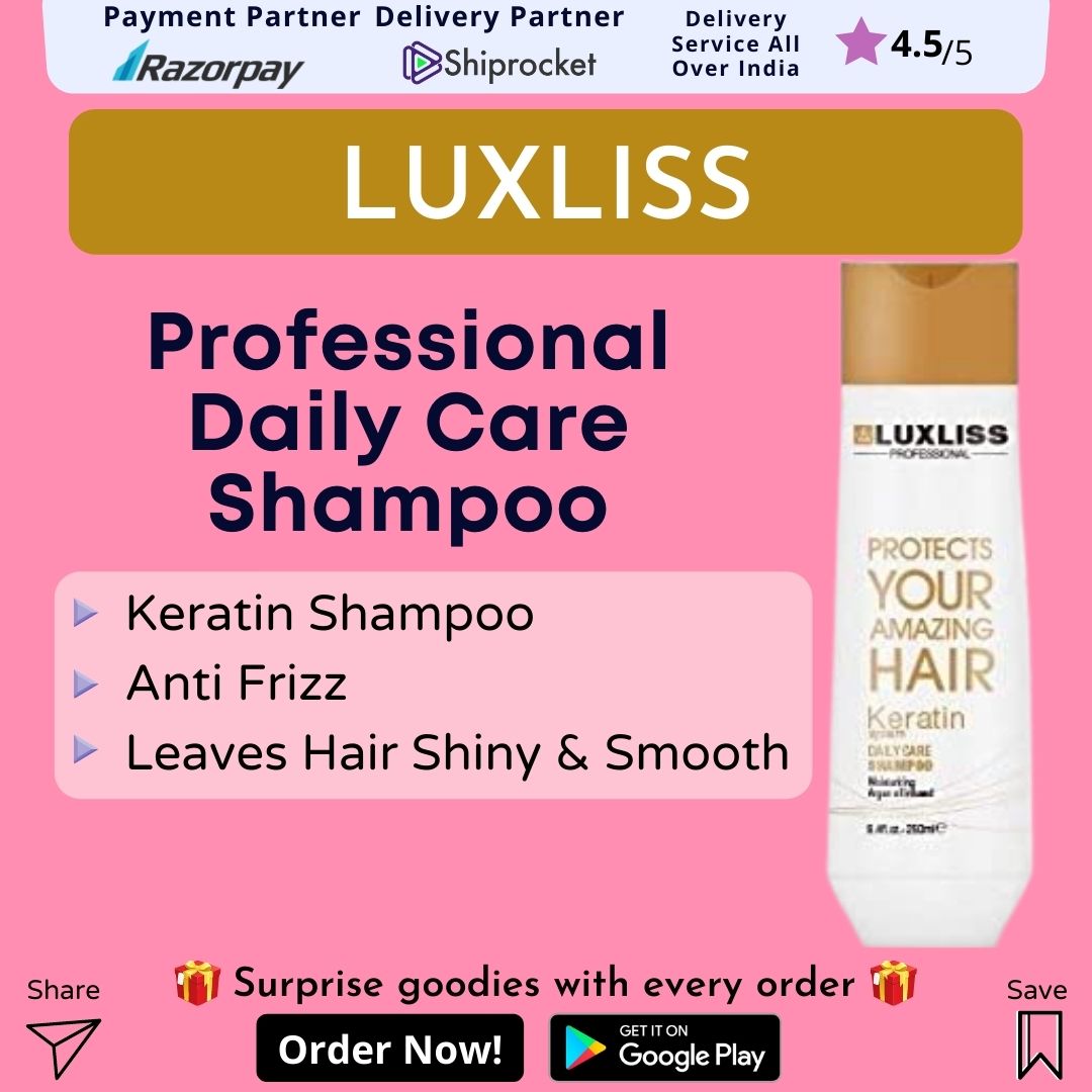 Luxliss Professional Protects Your Amazing Hair Keratin System Daily Care Shampoo – 250ml