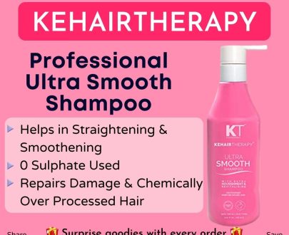 Professional Kehairtherapy Sulfate-free Smooth Shampoo