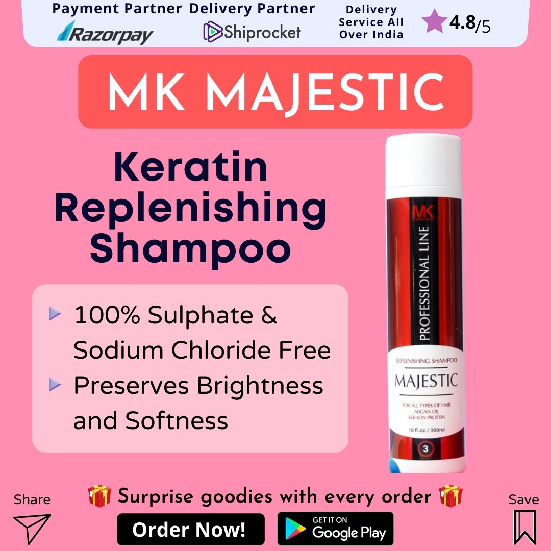 MK Majestic Keratin Replenishing Shampoo (300ml)