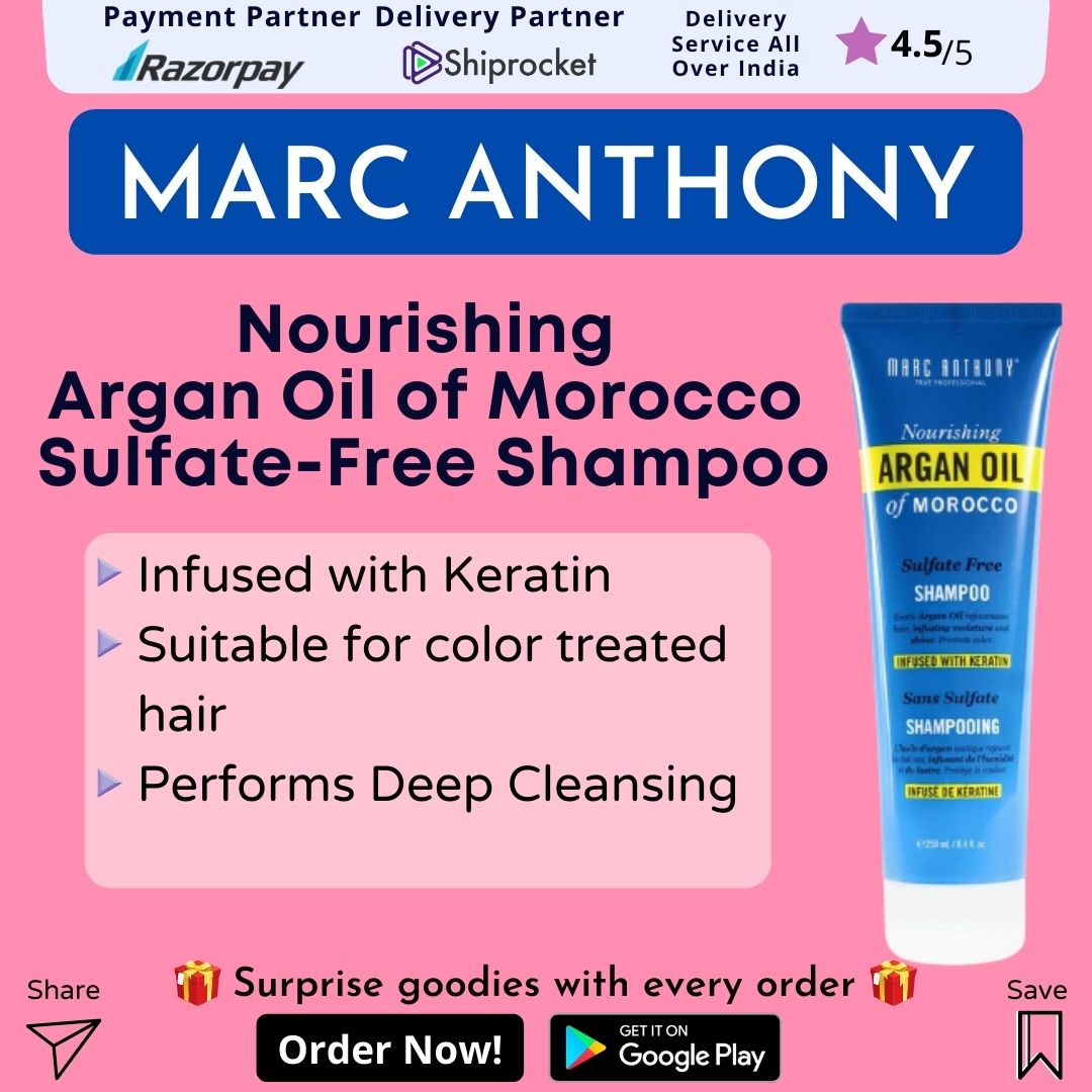 Marc Anthony Nourishing Argan Oil of Morocco Sulfate-Free Shampoo 250ml