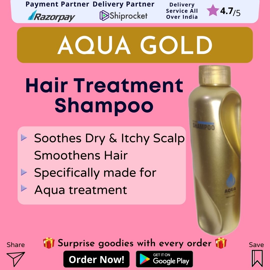 AQUA GOLD hair treatment Shampoo for home care and retail 300ML