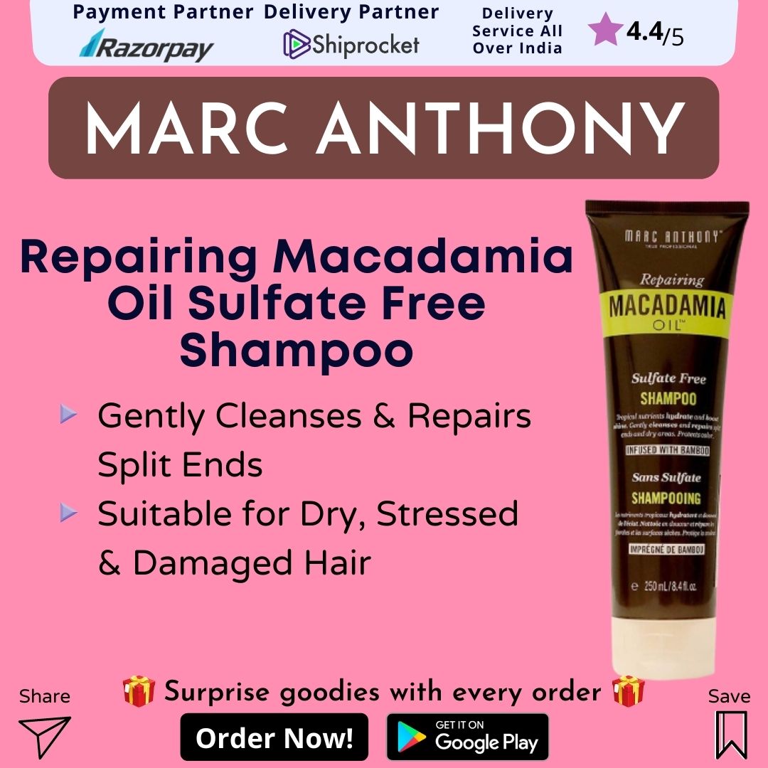 Marc Anthony Repairing Macadamia Oil Sulfate Free Shampoo (250ml)