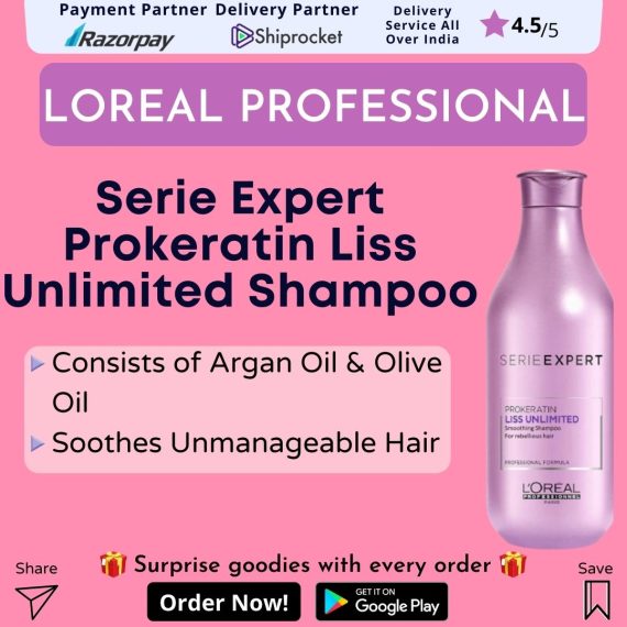 LOreal Paris Serie Expert Prokeratin Liss Unlimited Shampoo