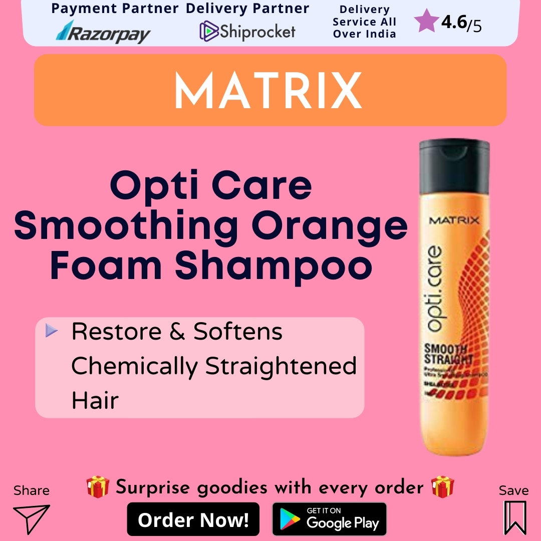 MATRIX Opti Care Smoothing Orange Foam Shampoo , 350 ml