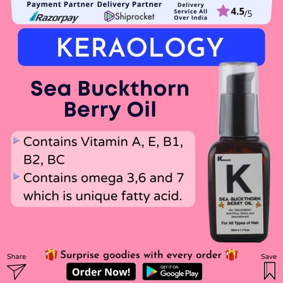 Keraology Sea Buckthorn Berry Oil