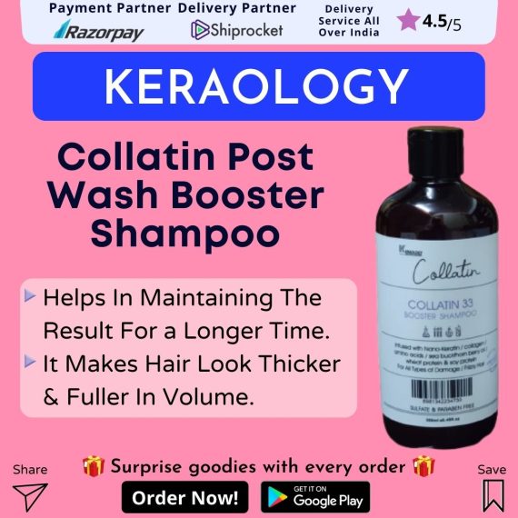 Keraology Collatin Post Wash Booster Shampoo